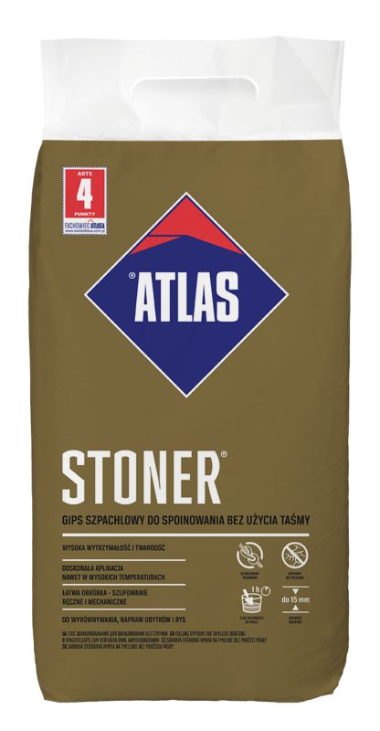 Gips szpachlowy do spoinowania Atlas Stoner 5 kg