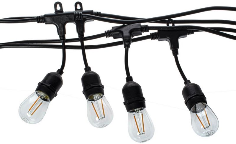 Girlanda Ekolight 10 x E27 10 m IP44 żarówki filamentowe 10 x 1,5 W