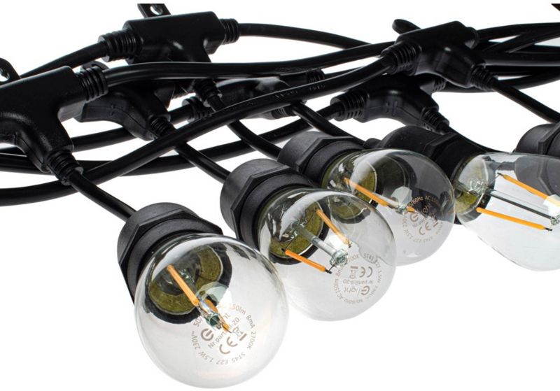 Girlanda Ekolight 10 x E27 10 m IP44 żarówki filamentowe 10 x 1,5 W