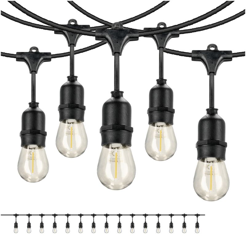 Girlanda ogrodowa Baja LED set Kobi 15x1W 15m E27 1kpl