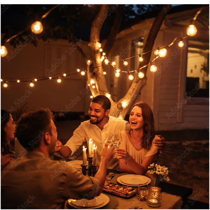 Girlanda ogrodowa Baja LED set Kobi 15x1W 15m E27 1kpl