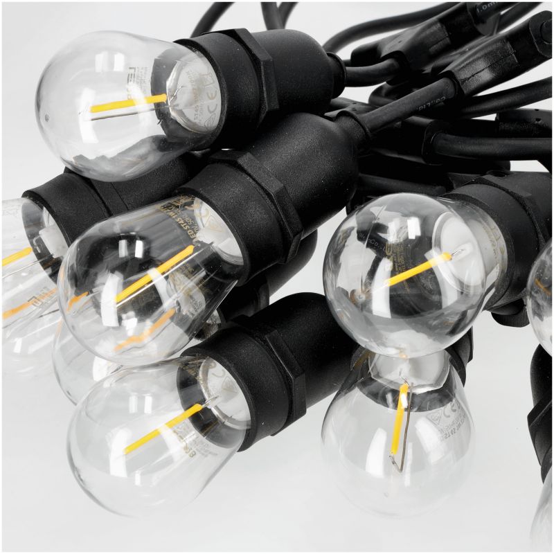 Girlanda ogrodowa Baja LED set Kobi 15x1W 15m E27 1kpl
