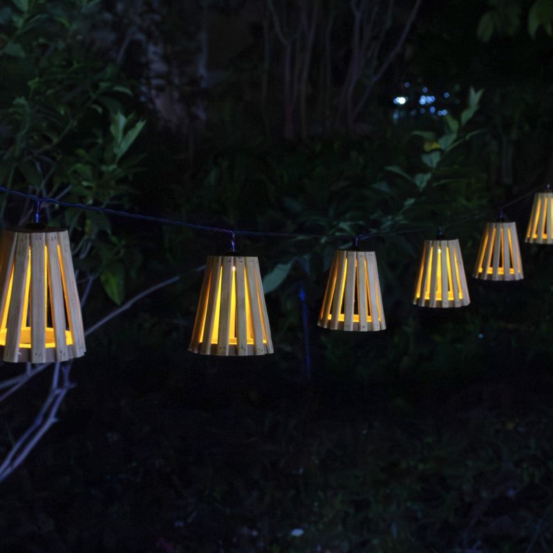 Girlanda solarna Bamboo 10 LED 3000 K IP44