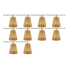 Girlanda solarna Bamboo 10 LED 3000 K IP44