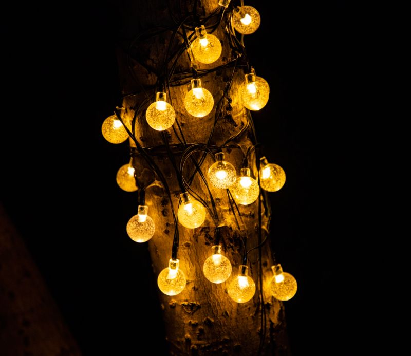 Girlanda solarna Goldlux Kulki 20 LED 2700 K