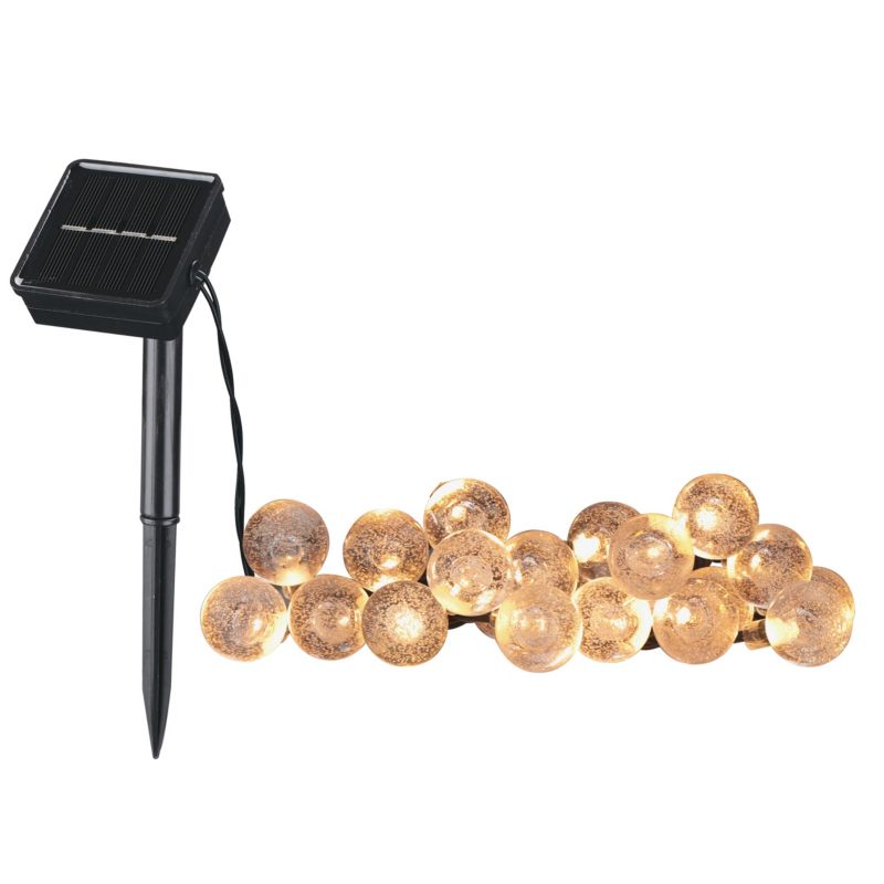 Girlanda solarna Goldlux Kulki 20 LED 2700 K