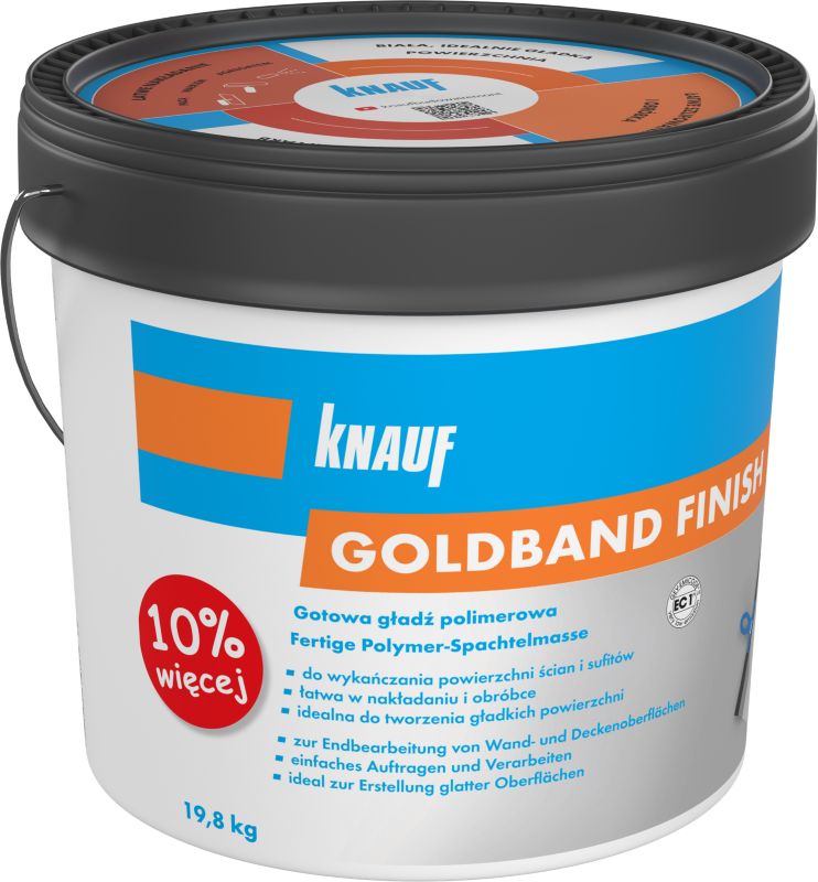 Gładź gotowa Knauf Goldband Finish 19,8 kg