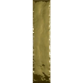Glazura Cegiełka Paradyż 6,5 x 29,8 cm gold