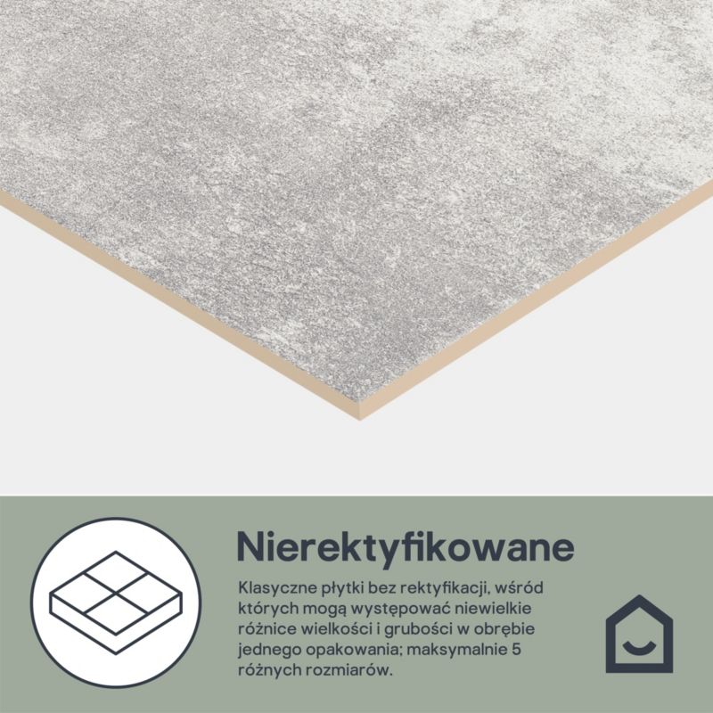 Glazura Dobra 30 x 60 cm grey 1,62 m2