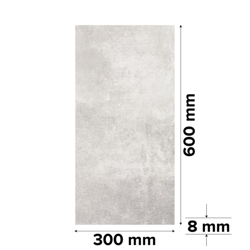 Glazura Dobra 30 x 60 cm grey 1,62 m2
