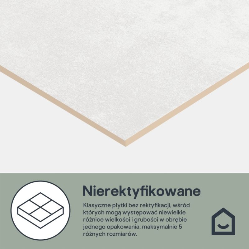 Glazura Dobra 30 x 60 cm white 1,62 m2