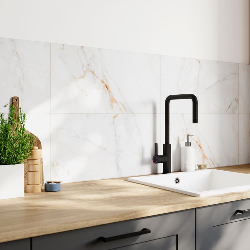 Glazura Elegance GoodHome 30 x 60 cm marble white gold 1,08 m2
