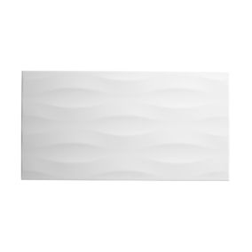 Glazura Perouso 29,7 x 60 cm biała paski 1,25 m2