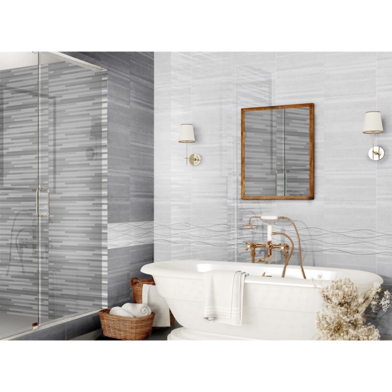 Glazura Scola 25 x 40 cm travertin grey 1,5 m2