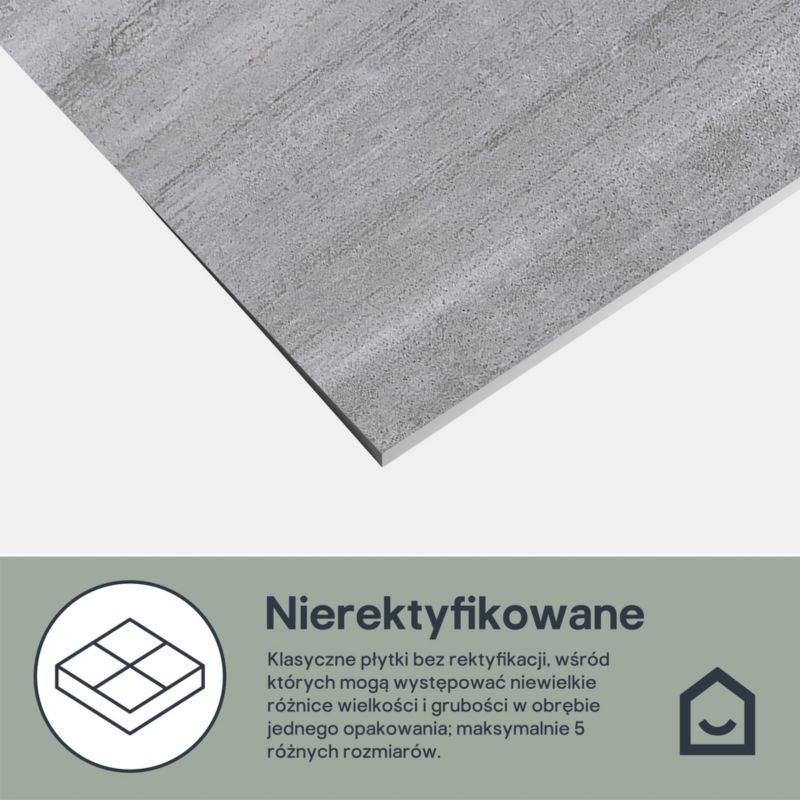 Glazura Scola 25 x 40 cm travertin grey 1,5 m2
