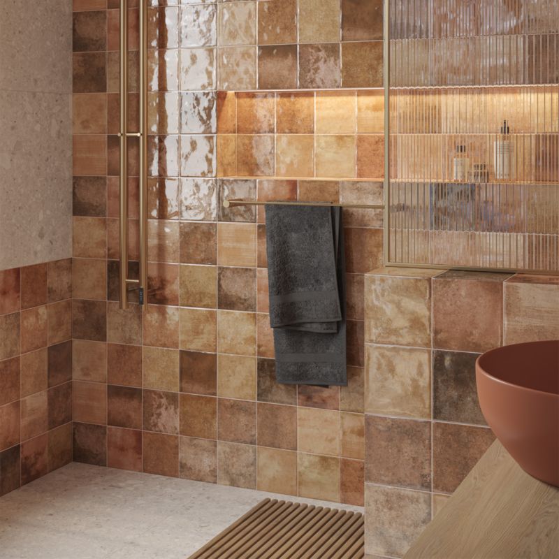 Glazura Sideros GoodHome 29,7 x 60 cm brown 1,25 m2