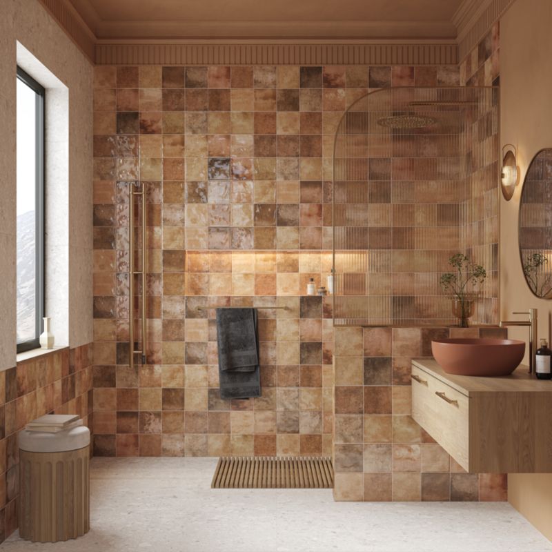 Glazura Sideros GoodHome 29,7 x 60 cm brown 1,25 m2