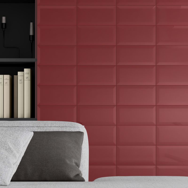 Glazura Trentie GoodHome 10 x 20 cm burnt russet 1 m2