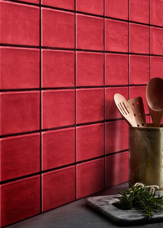 Glazura Vernisse GoodHome 10 x 10 cm mine red 0,84 m2