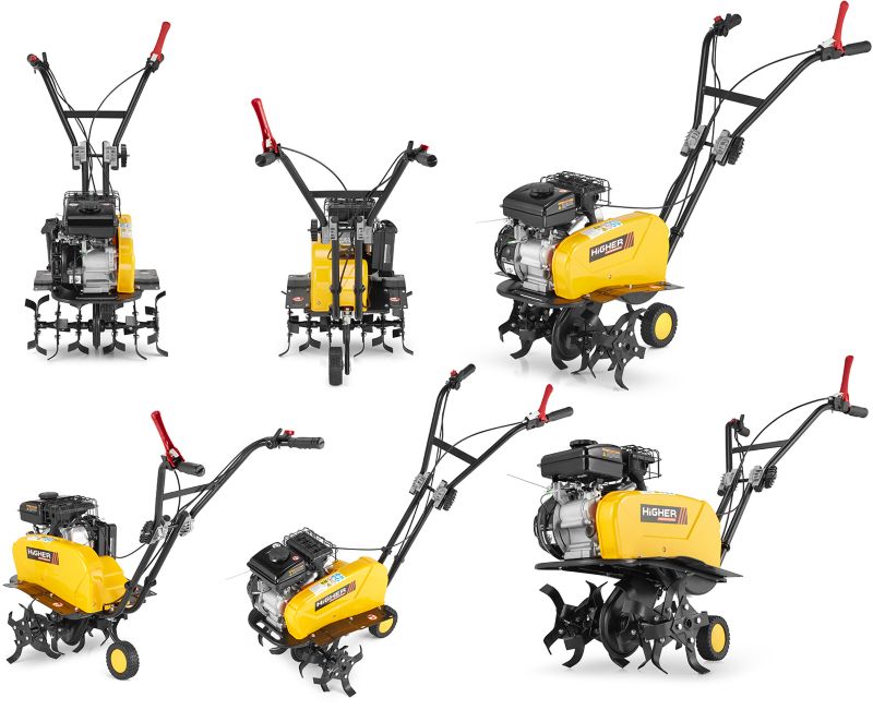 Glebogryzarka spalinowa kultywator aerator HIGHER 43cm 79cc silnik LONCIN 1szt.