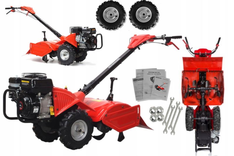Glebogryzarka spalinowa z napędem Hortmasz loncin 196 cm3 50 cm duże koła 1 szt