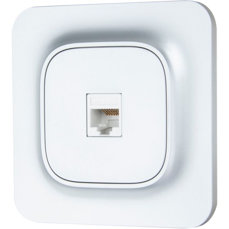 Gniazdo Jacobsen Kennet RJ45 srebrne