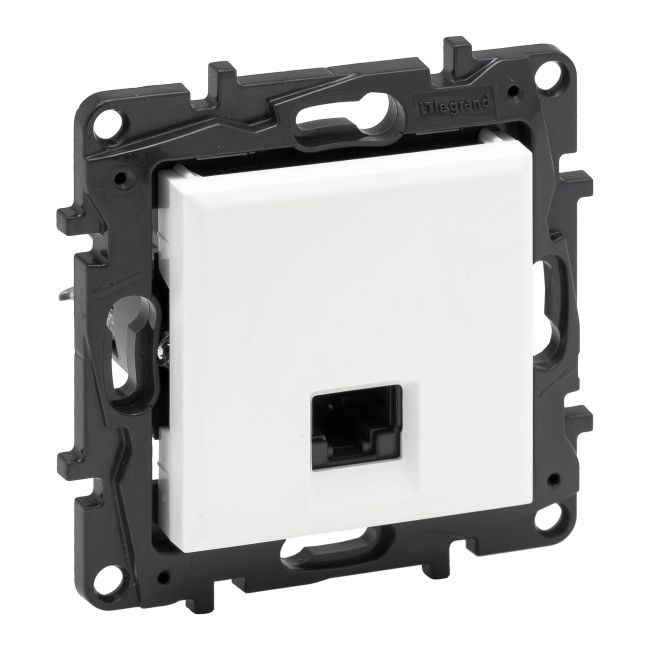 Gniazdo komputerowe RJ45 Legrand Niloe Step białe