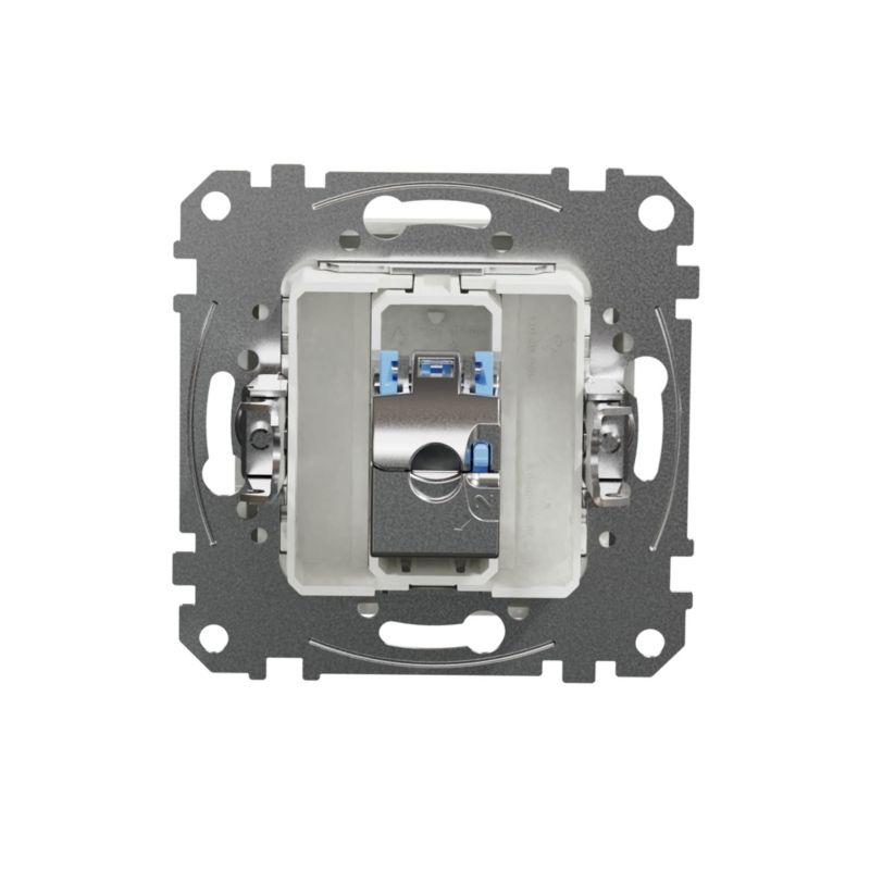 Gniazdo komputerowe RJ45 Schneider Electric Sedna Design&Elements kategoria 6 białe
