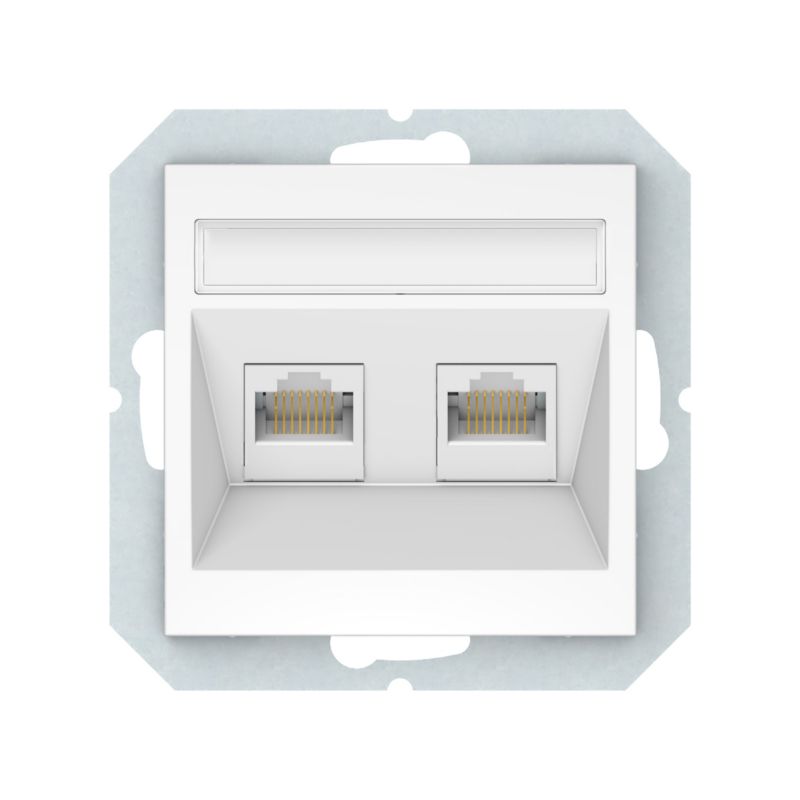 Gniazdo komputerowo-telefoniczne DPM Solid Electromalt QUAD RJ45/RJ11 ...
