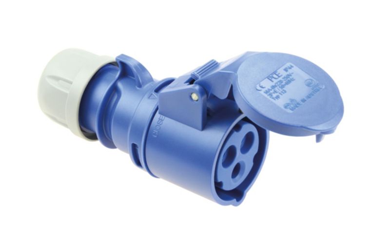 Gniazdo PCE przenośne siłowe 32A 3P 250V IP44 223-6v