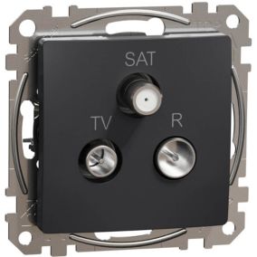 Gniazdo R-TV-SAT Schneider Electric Sedna Design&Elements antracyt
