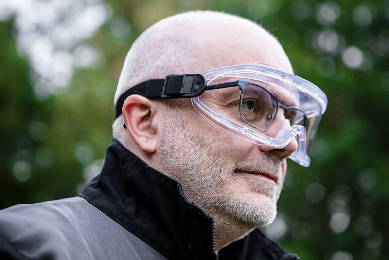 Gogle ochronne NEO TOOLS białe, anty-fog, klasa odporności B 1 szt