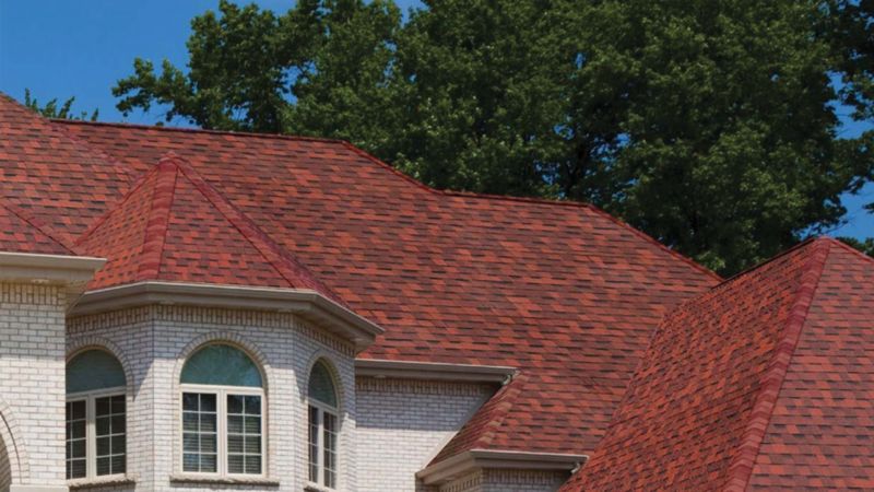 Gont LAMINOWANY BITUMICZNY PRESTIŻ CZERWONY paczka 2,57m2
