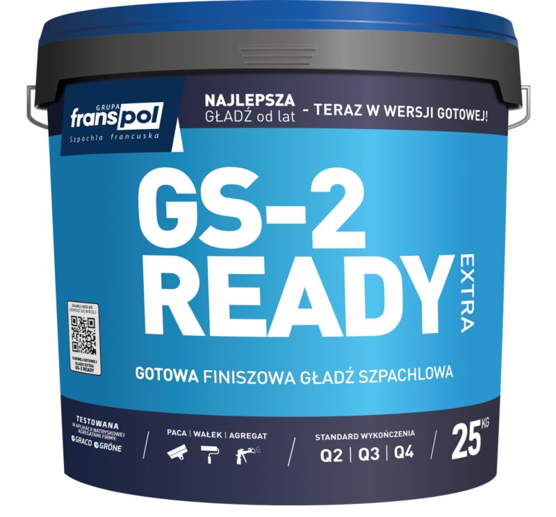 Gotowa gładź finiszowa Franspol GS-2 Ready 25 kg