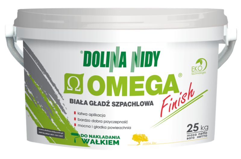Gotowa gładź Omega Finish 25 kg