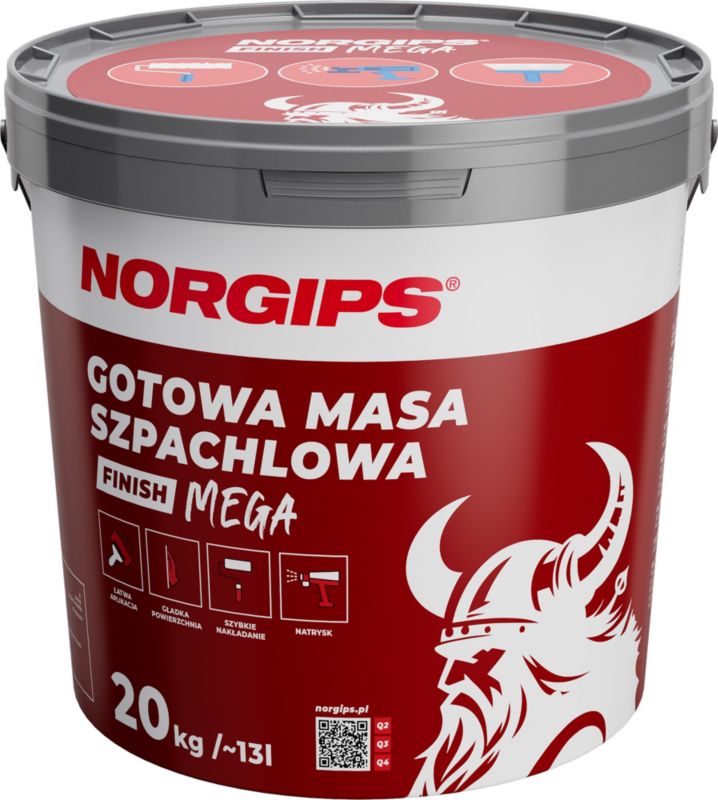 Gotowa masa szpachlowa Norgips Finish Mega 20 kg