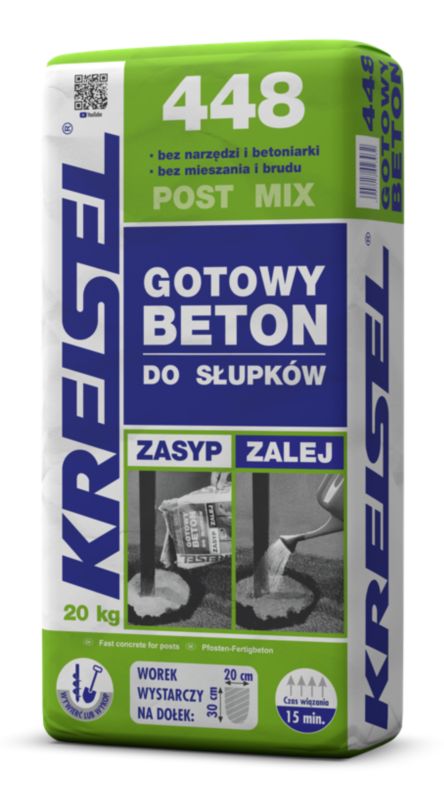Gotowy beton do słupków Kreisel Post Mix 448 20 kg