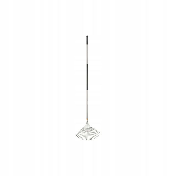 Grabie FISKARS wachlarzowe metalowe, trzon aluminiowy, szerokość 420 mm, długość 1870 mm, Ergo, 1 szt.