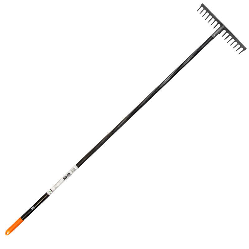 Grabie ogrodowe 4Jardin 16-zębne metalowe 180cm 1szt.