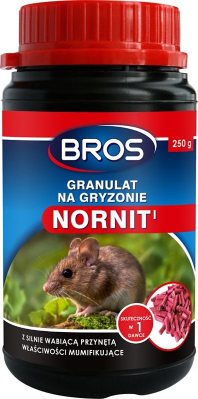 Granulat na gryzonie Bros Nornit 250 g