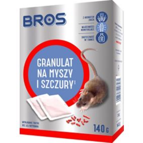 Granulat na myszy i szczury Bros 140 g