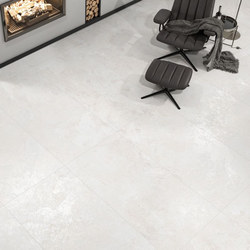 Gres Ariary 60 x 120 cm bianco 1,44 m2