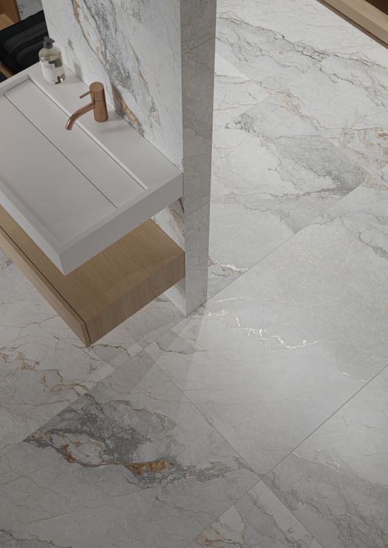 Gres Astrea 60 x 120 cm white mat&carving 1,44 m2