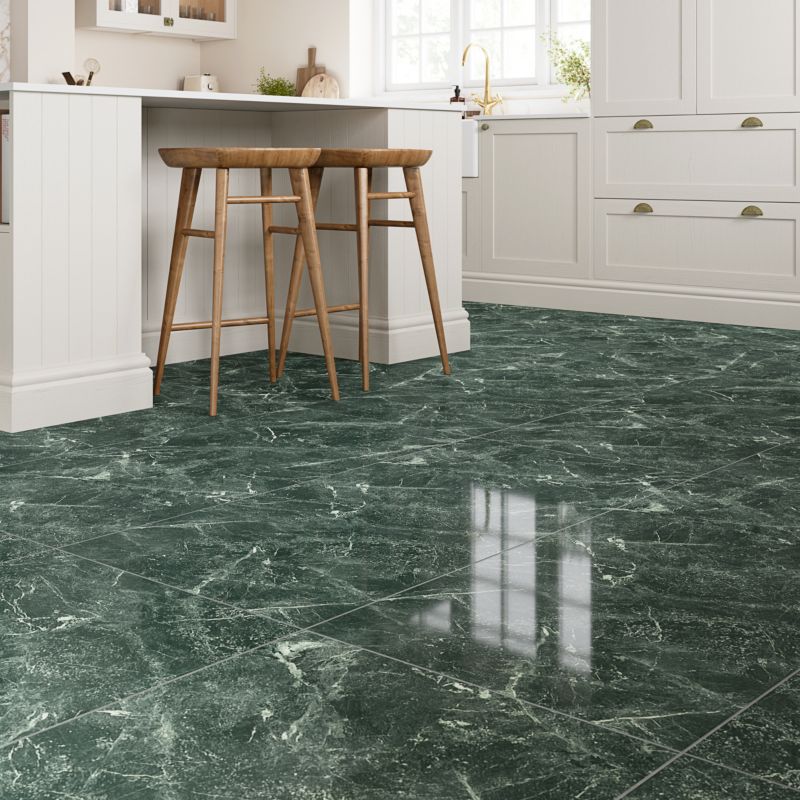 Gres Bamburi GoodHome 60 x 120 cm dark green 1,44 m2