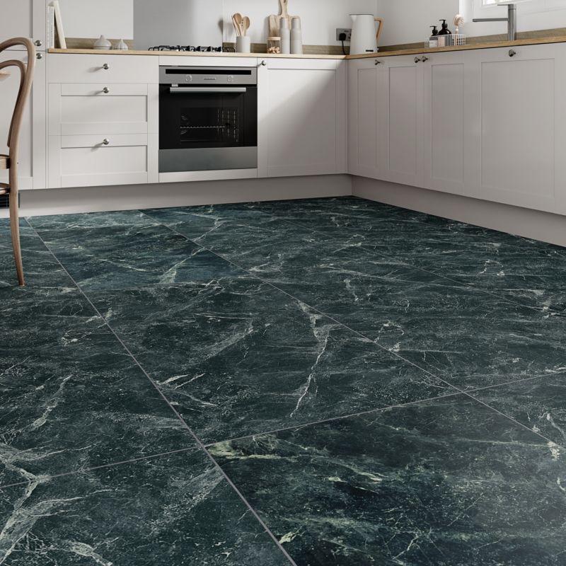 Gres Bamburia 60 x 120 cm dark green mat&carving 1,44 m2