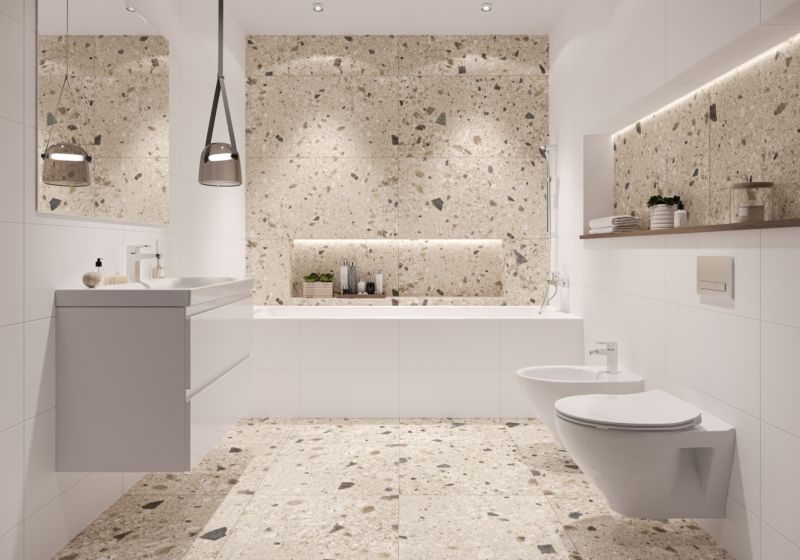 Gres Brand Rock Cersanit 59,8 x 59,8 cm cream 1,07 m2