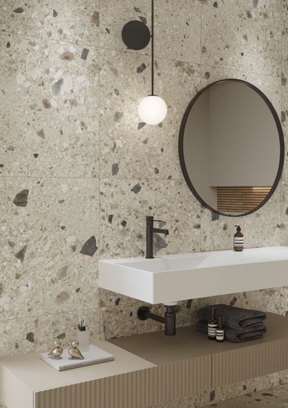 Gres Brand Rock Cersanit 59,8 x 59,8 cm cream 1,07 m2