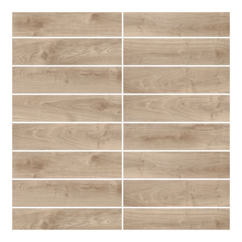 Gres Brela 30 x 120 x 2 cm light brown 0,72 m2