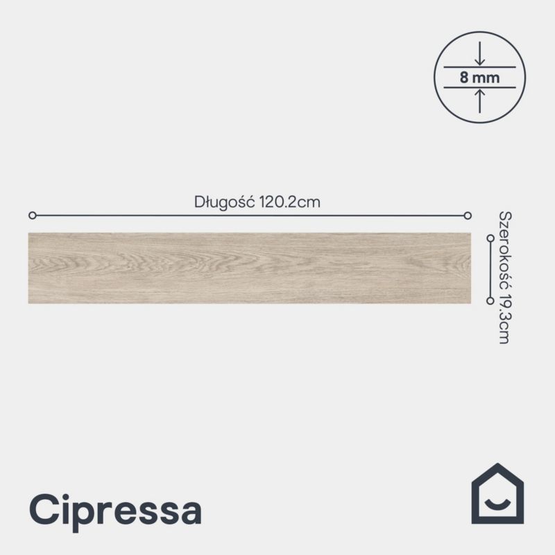 Gres Cipressa 20 x 120 cm beige 1,16 m2