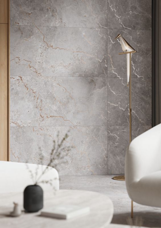 Gres Constantine 60 x 120 cm grey carving 1,44 m2